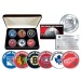 NHL ORIGINAL SIX TEAMS Royal Canadian Mint Medallions 6-Coin Set with Display Box - Officially Licensed