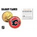 CALGARY FLAMES NHL Hockey 24K Gold Plated Canadian Quarter Colorized Coin - Officially Licensed