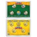 YANKEES CAPTAINS Statehood New York Quarters 5-Coin Set 24K Gold Plated - JETER MUNSON GEHRIG MATTINGLY