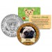 PUG Dog JFK Kennedy Half Dollar U.S. Colorized Coin