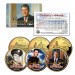 RONALD REAGAN - 100th Birthday - 24K Gold Plated U.S. Quarters 3-Coin Set - Life & Times