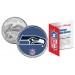 SEATTLE SEAHAWKS NFL Washington US Statehood Quarter Colorized Coin  - Officially Licensed