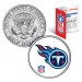 TENNESSEE TITANS NFL JFK Kennedy Half Dollar US Colorized Coin - Officially Licensed
