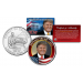 DONALD J. TRUMP 45th President of the United States Official Washington DC Statehood Quarter - add and update your President Set with this coin