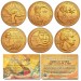 2022 24K GOLD American Women Quarters US Mint 5-Coin Full Set in Capsules
