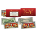 2017 YEAR OF THE ROOSTER $1 & $2 Chinese New Year Lucky Money Set - DUAL 8’s GOLD MATCHING ROOSTER’s Packaged in EXCLUSIVE Premium RED LUNAR ENVELOPE – Limited Edition of 8,888 Sets Worldwide